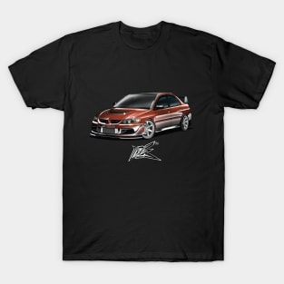 mitsubishi evo 9 dual color T-Shirt